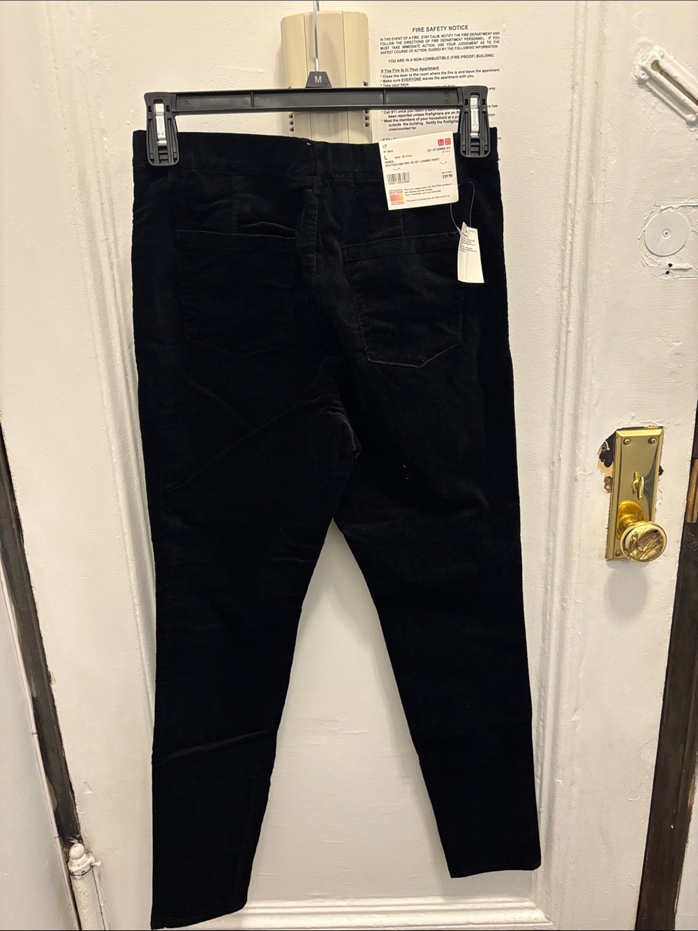 Uniqlo Black Skinny Corduroy Women's Jeans